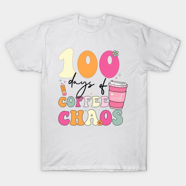 100 Days of Coffee and Chaos T-Shirt by GushikenART